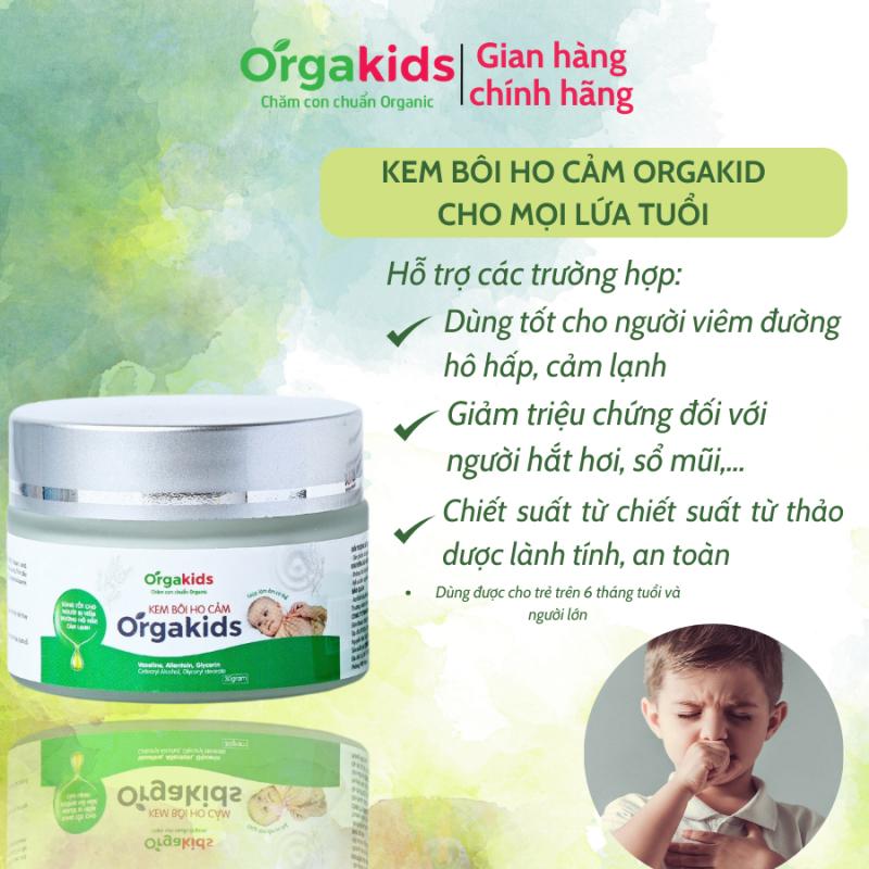 Kem bôi giữ ấm Orgakids