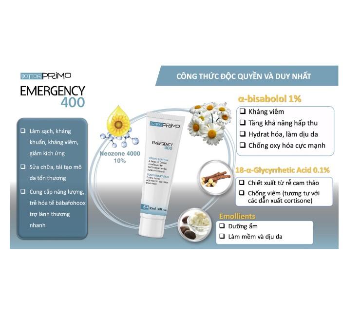 Kem bôi vết thương DottorPrimo Emergency 400