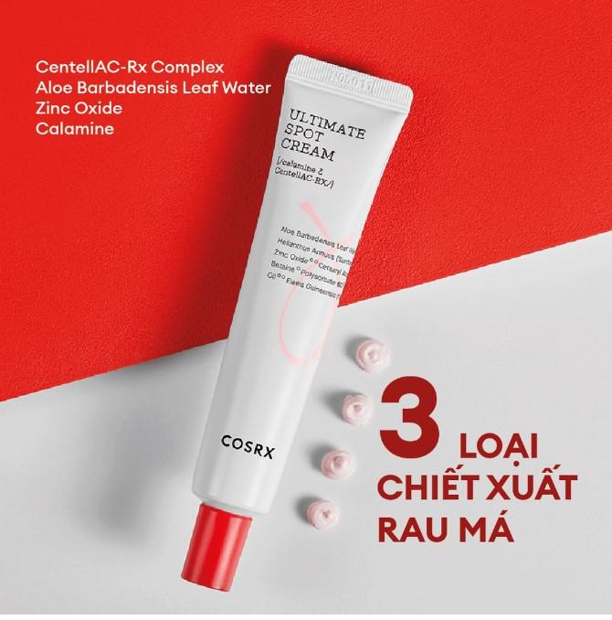 Kem chấm mụn, giảm sưng Cosrx AC Collection Ultimate Spot Cream