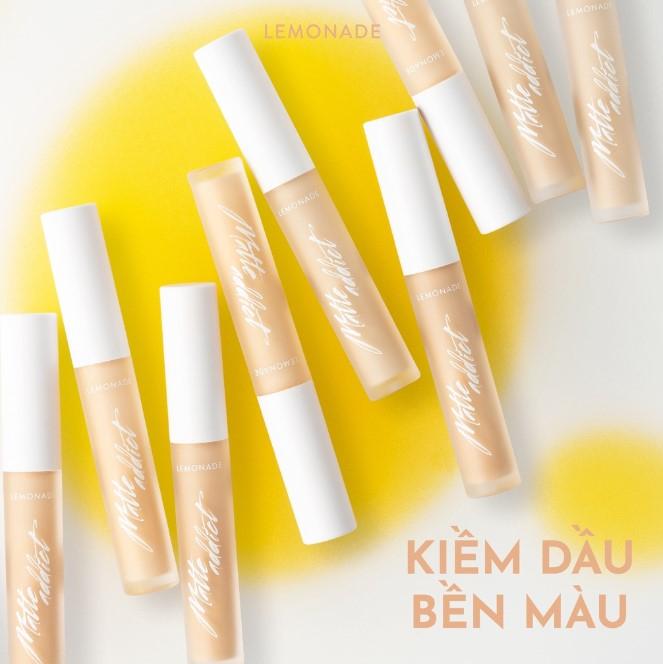 Kem che khuyết điểm kiềm dầu Lemonade Matte Addict Concealer