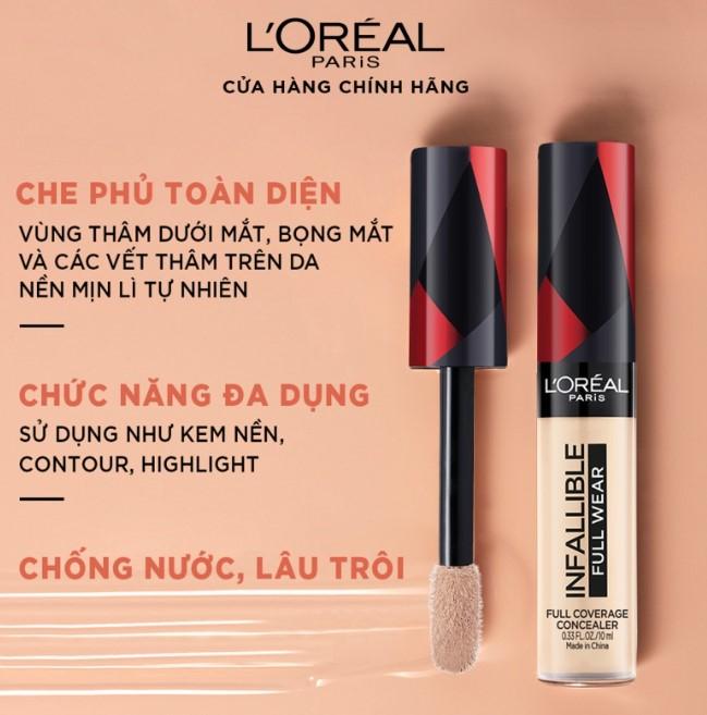 Kem che khuyết điểm L'Oreal Paris Infallible Full Wear