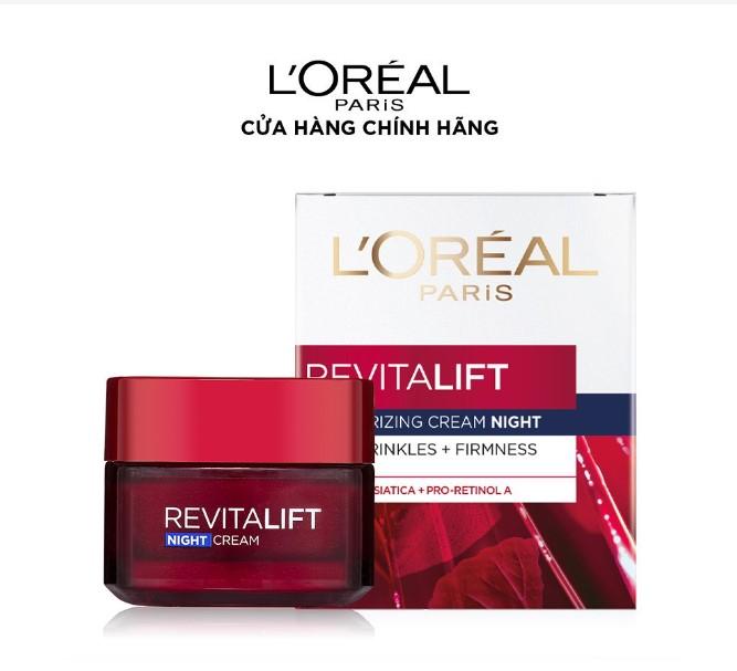 Kem chống lão hóa ban đêm  L'oreal Revitalift Night Cream