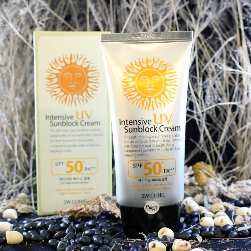 Kem chống nắng 3W Clinic Intensive UV Sunblock Cream