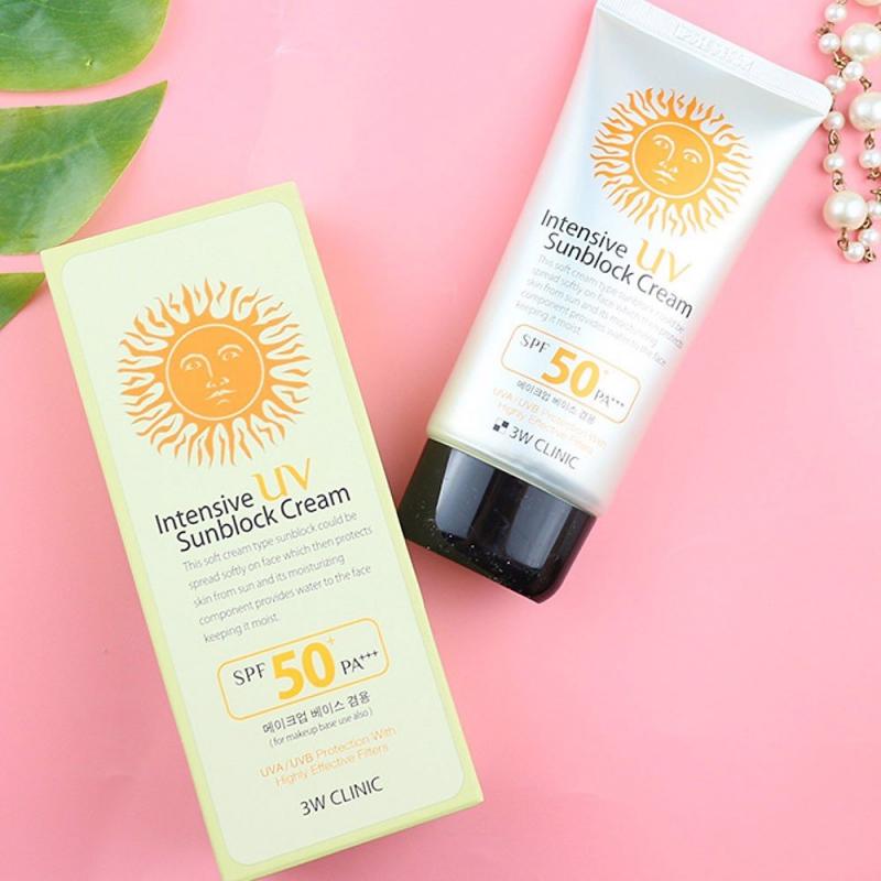 Kem chống nắng 3W Clinic Intensive UV Sunblock Cream SPF 50 Pa+++