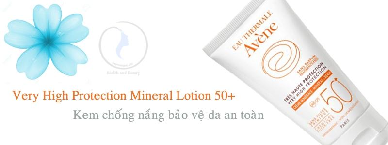 Kem chống nắng Avène Very High Protection Mineral Lotion SPF50+