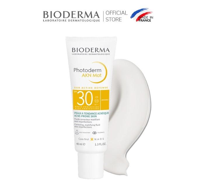 Kem chống nắng cho da mụn Bioderma Photoderm Akn Mat SPF30