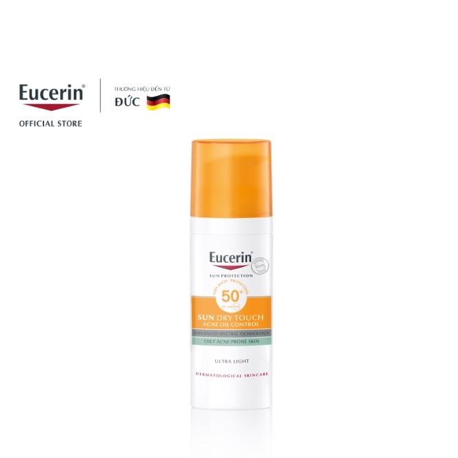 Kem chống nắng cho da nhờn mụn Eucerin Sun Gel-Cream Dry Touch Oil Control SPF50+