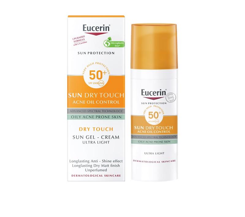 Kem chống nắng cho da nhờn mụn Eucerin Sun Gel-Cream Dry Touch Oil Control SPF50+ 50ml