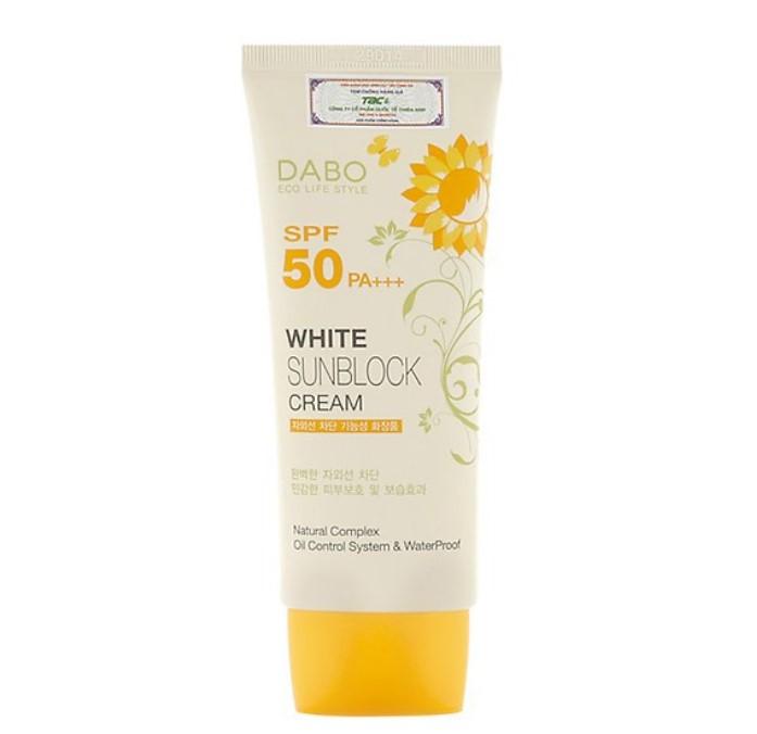 Kem chống nắng Dabo Whitening Sunblock Cream SPF 50 PA+++