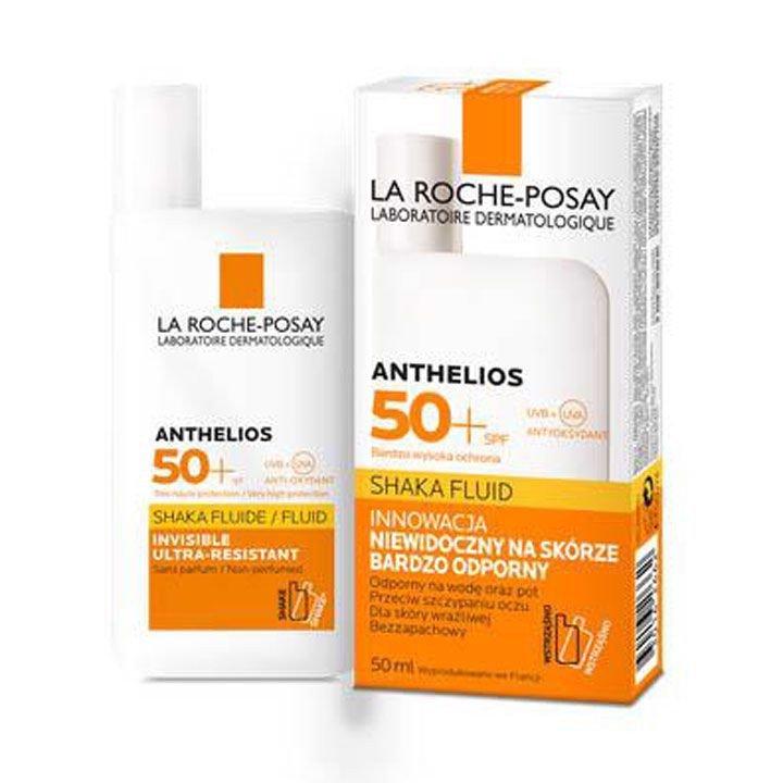 Kem chống nắng không màu không nhờn rít cho da nhạy cảm La Roche-Posay Anthelios XL Fluid SPF50+ UVA & UVB (50ml)