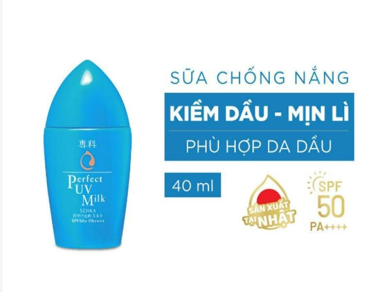 Kem chống nắng dạng sữa Senka Perfect UV Milk