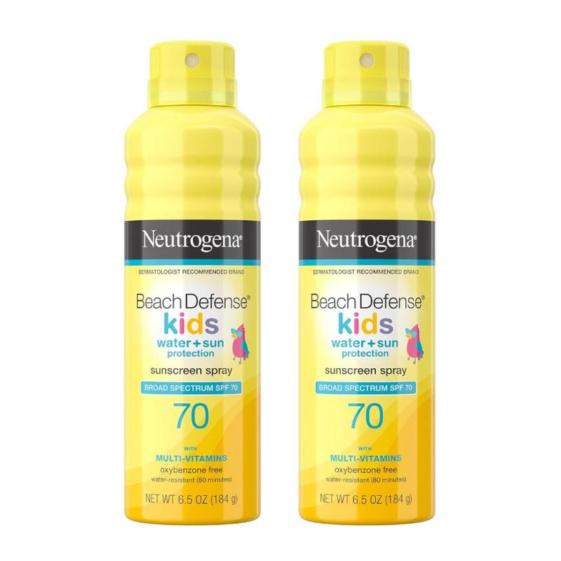 Kem chống nắng trẻ em dạng xịt Neutrogena Wet Skin Kids Beach & Pool Sunscreen Spray, SPF 70+