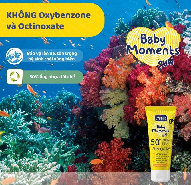 Kem chống nắng dưỡng da Chicco SPF 50+