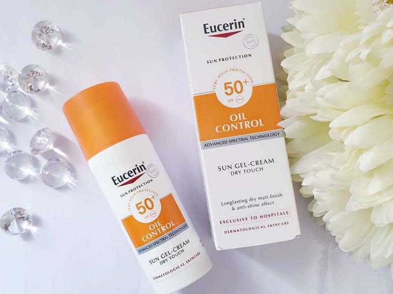 Kem chống nắng Eucerin Sun Gel Cream Oil Control Dry Touch SPF50+