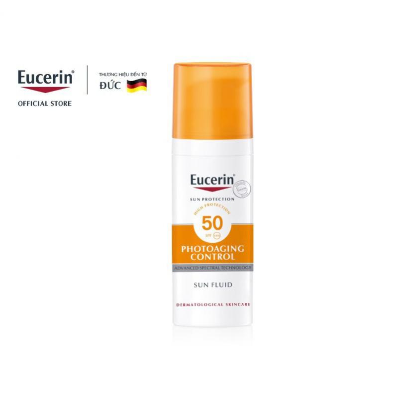 Kem chống nắng giúp ngăn ngừa lão hóa da Eucerin Sun Fluid Photoaging Control SPF 50+ 50ml