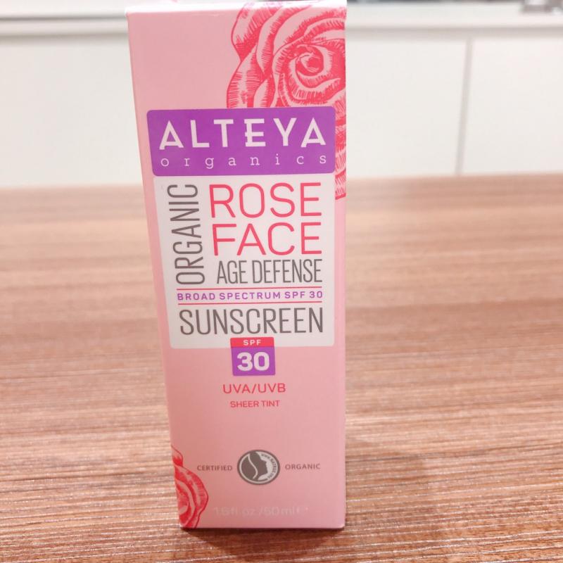Kem Chống Nắng Hoa Hồng Hữu Cơ Cho Mặt Organic Sunscreen Rose Face Cream SPF30 Alteya Organics OSFC