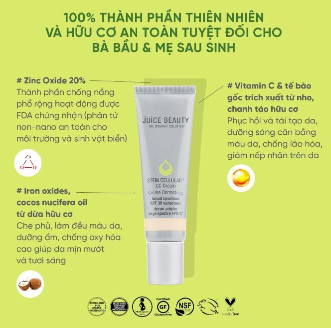 Kem chống nắng Juice Beauty Stem Cellular CC Cream SPF30 Sunscreen