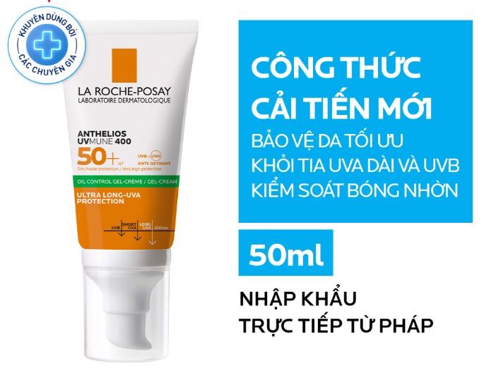 Kem chống nắng La Roche-Posay Anthelios UV Mune 400 Oil Control Gel Cream