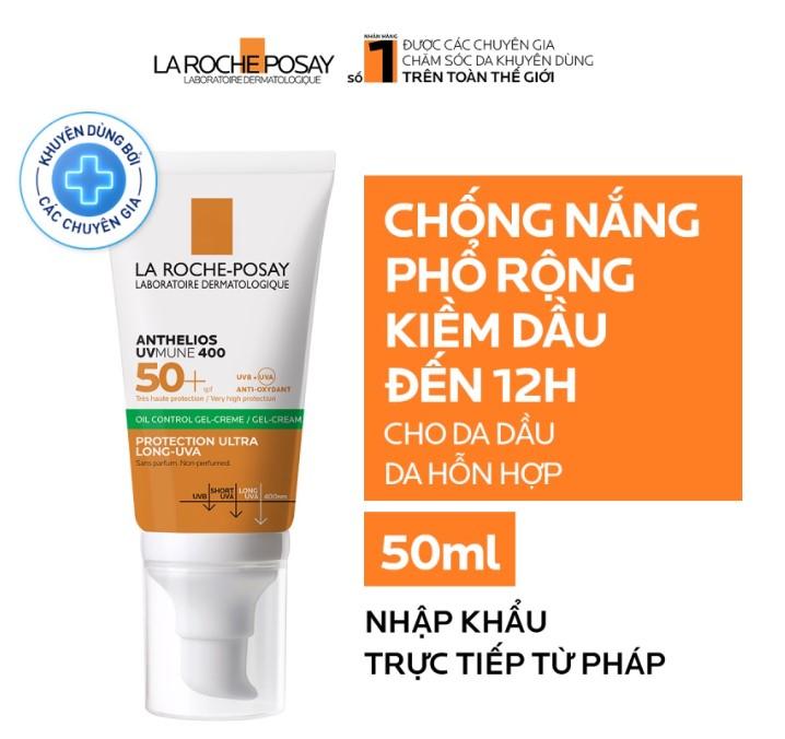 Kem chống nắng La Roche-Posay Anthelios UV Mune 400 Oil Control Gel-Cream