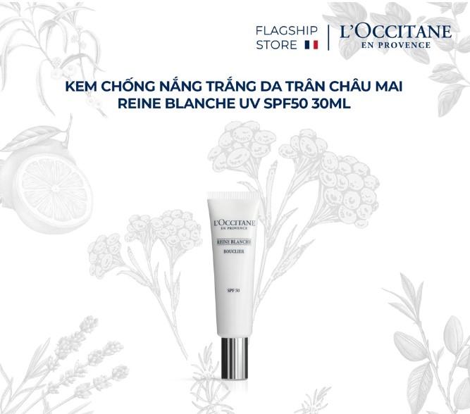 Kem chống nắng L'Occitane Reine Blanche Illuminating UV Shield