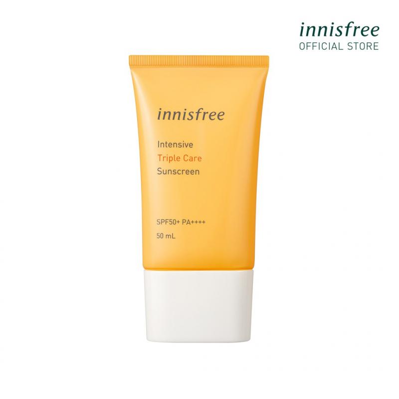 Kem chống nắng lâu trôi làm sáng da innisfree Intensive Triple Care Sunscreen SPF50+ Pa++++