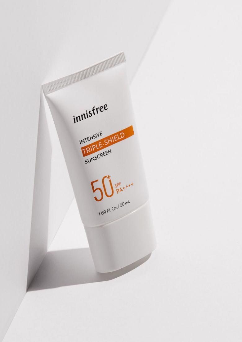 Kem chống nắng lâu trôi làm sáng da innisfree Intensive Triple Care Sunscreen SPF50+ Pa++++