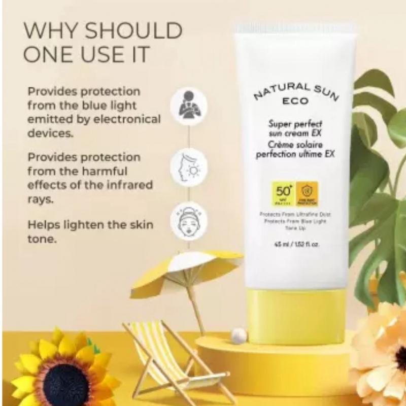 Kem chống nắng NATURAL SUN ECO SUPER PERFECT SUN CREAM SPF50+ PA+++ 80ml