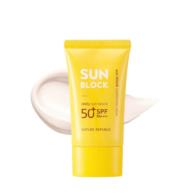 Kem chống nắng Nature Republic California Aloe Daily Sun Block SPF50+PA+++