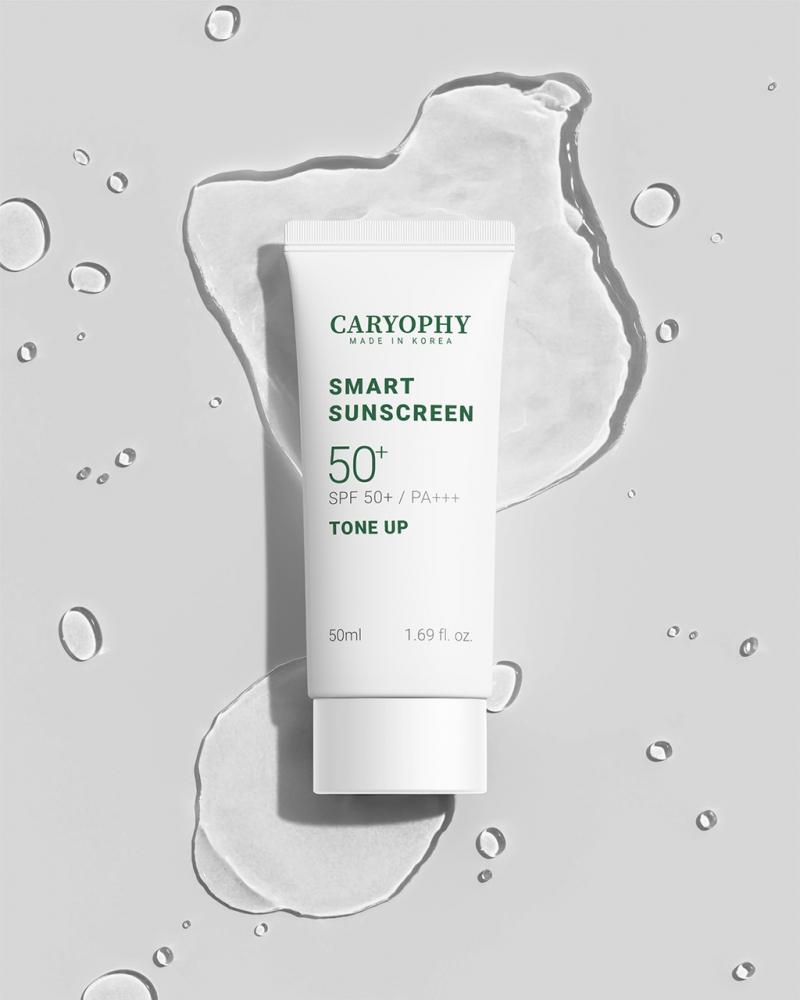 Kem chống nắng ngừa mụn Caryophy Smart Sunscreen Tone Up Hàn Quốc SPF50+/PA+++