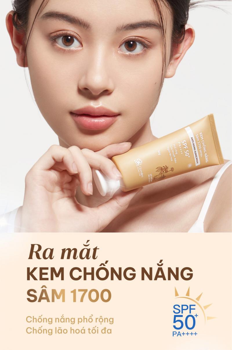 Kem chống nắng sâm 1700 SPF50 PA++++ Cỏ Mềm