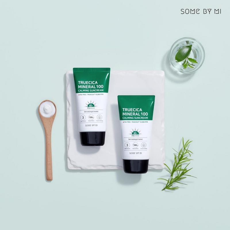 Kem Chống Nắng Some By Mi Truecica Mineral 100 Calming Suncream 50PA++++