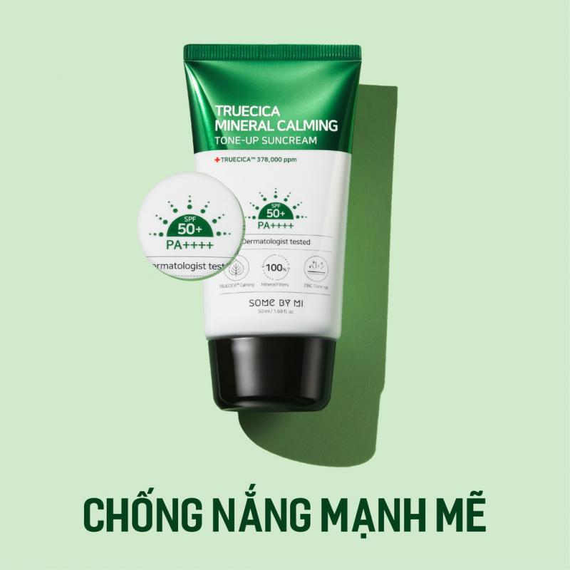 Kem chống nắng Some By Mi Truecica Mineral 100 Calming Suncream SPF50+/PA+++