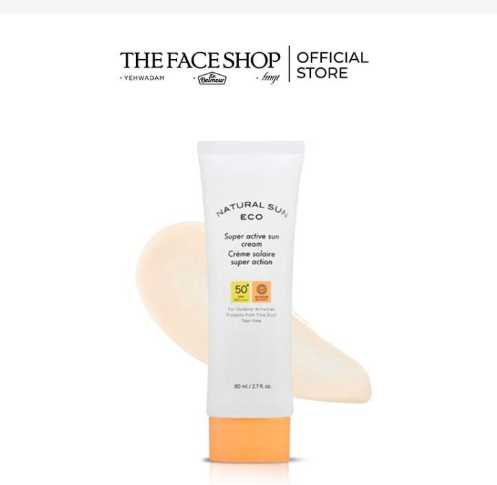 Thefaceshop Natural Sun Eco Super Active Sun Cream Spf50+ Pa++++