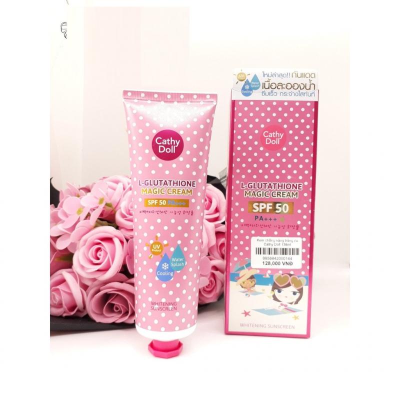 Kem chống nắng trắng da Cathy Doll L-glutathione Magic Cream