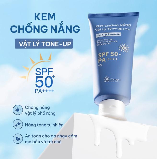 Kem chống nắng vật lý Cỏ Mềm Tone Up SPF50 PA++++