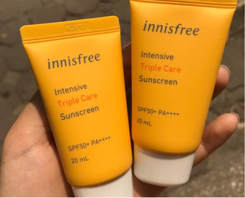 Kem chống nắng vật lý Innisfree Intensive Triple Care