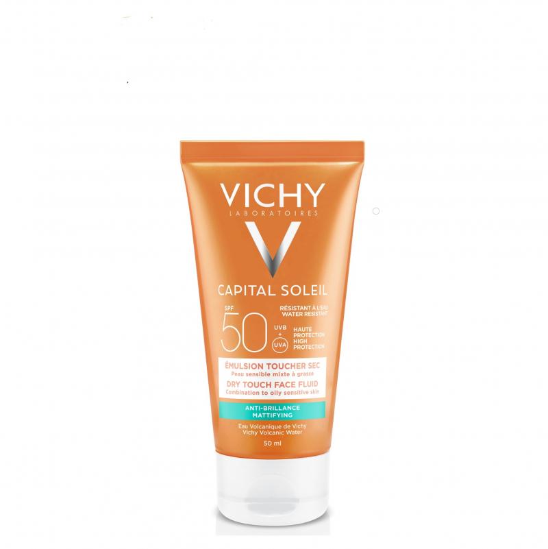 Kem chống nắng Vichy Capital Soleil Dry Touch Face Fluid SPF50 UVB+UVA