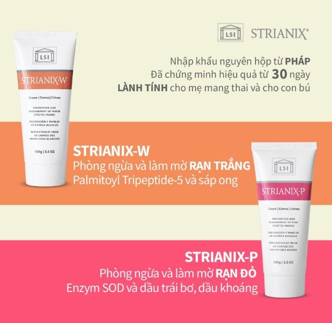 Kem chống rạn da Strianix-P