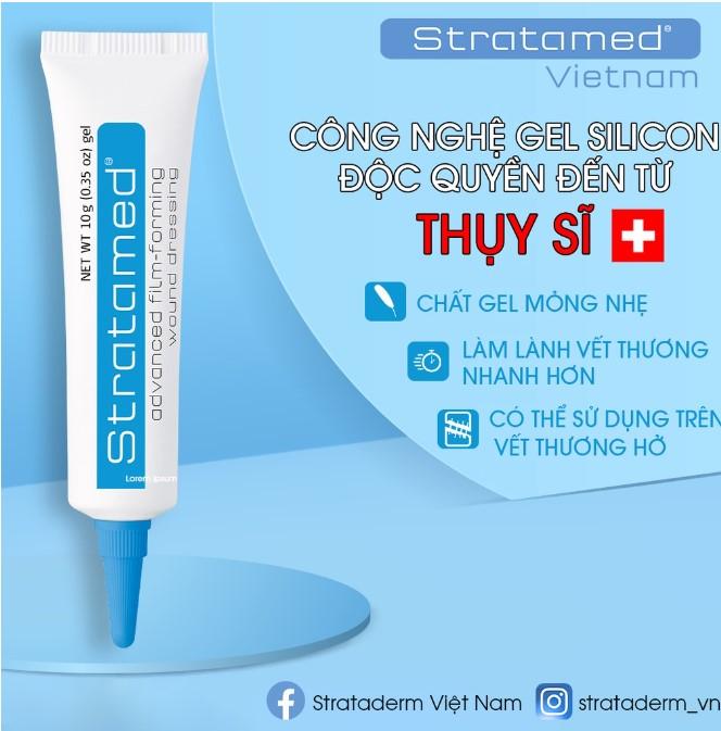 Kem trị sẹo Stratamed