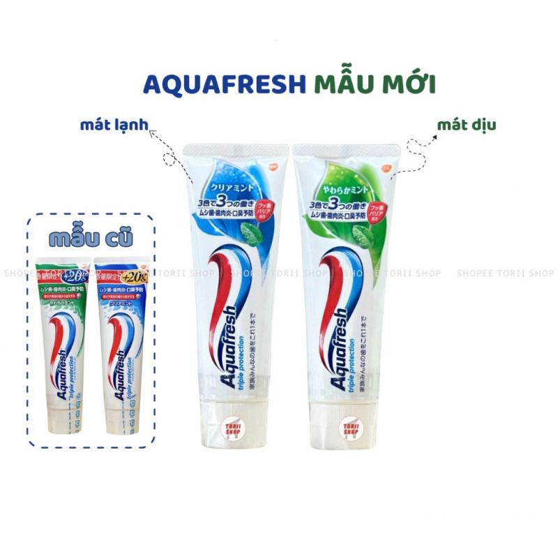 Kem đánh răng Aquafresh làm trắng ngừa sâu răng 140g Nội địa Nhật Bản - Nakaya