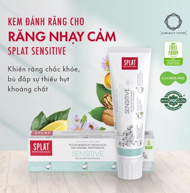 Kem đánh răng giảm ê buốt Splat Sensitive Professional