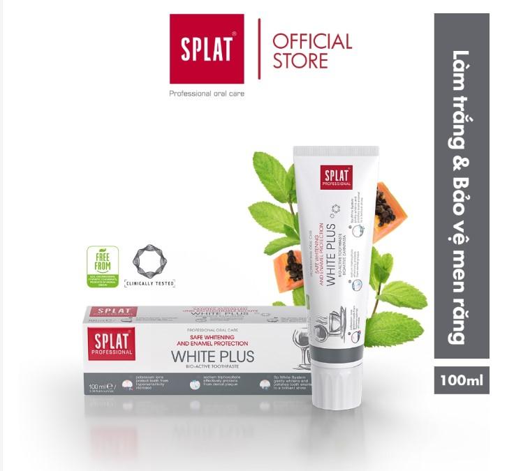 Kem đánh răng làm trắng răng SPLAT White Plus Professional