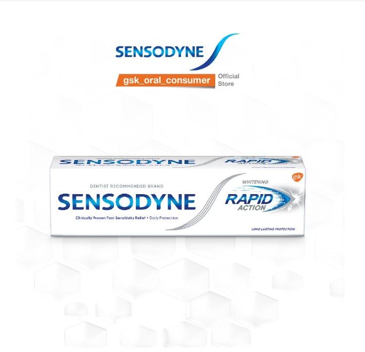 Kem đánh răng Sensodyne Rapid Action Whitenin