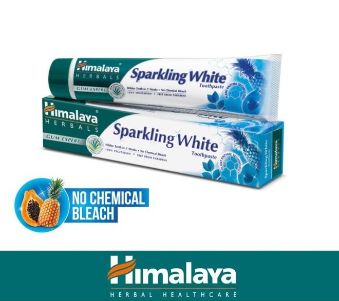 Kem đánh răng trắng sáng lấp lánh Himalaya Sparkling White Toothpaste