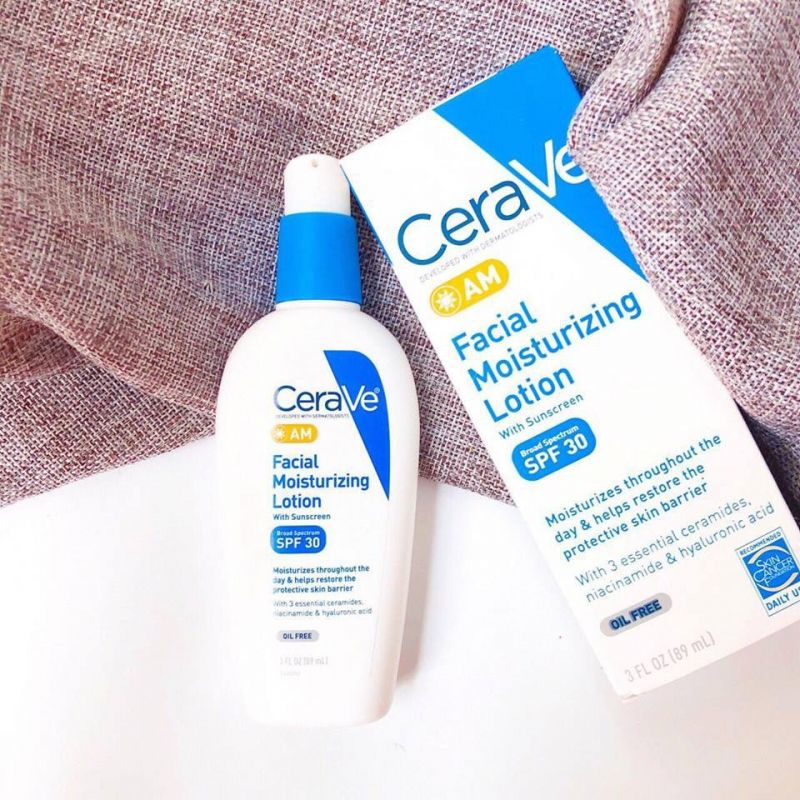 Kem dưỡng ẩm cả ngày CeraVe Facial Moisturizing Lotion AM SPF 30