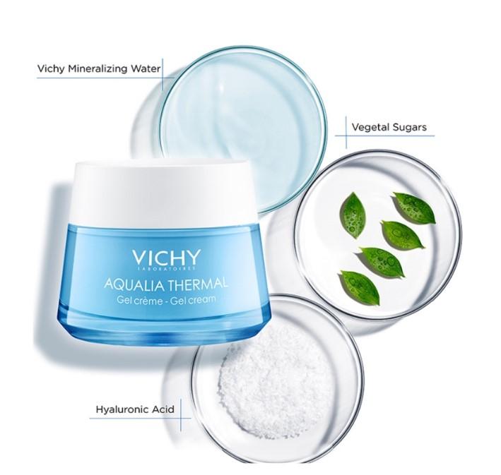 Kem dưỡng ẩm cấp nước Vichy Aqualia Thermal Cream-Gel