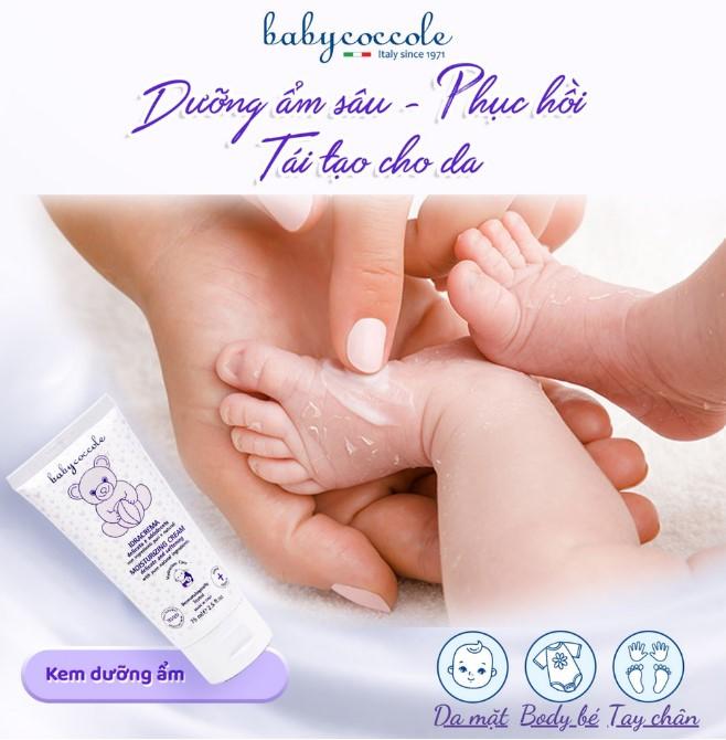 Kem dưỡng ẩm cho bé Babycoccole 0M+