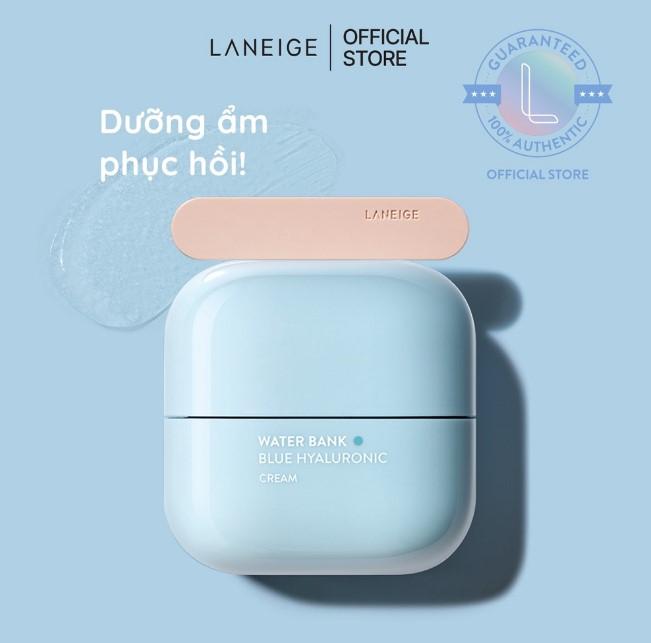 Kem dưỡng ẩm cho da dầu da hỗn hợp Laneige WaterBank Blue HA Cream