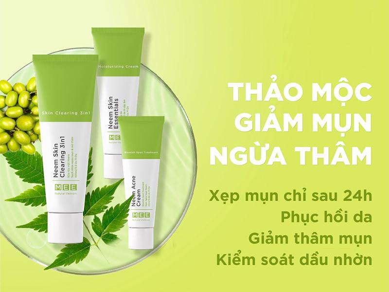 Kem dưỡng ẩm cho da dầu mụn Neem Skin Essentials MEE Natural