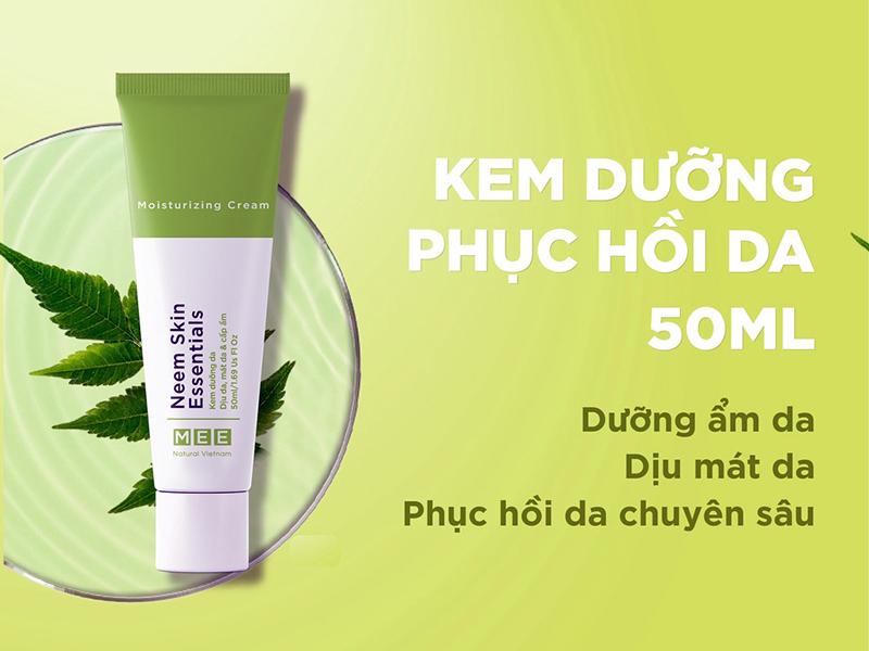 Kem dưỡng ẩm cho da dầu mụn Neem Skin Essentials MEE Natural